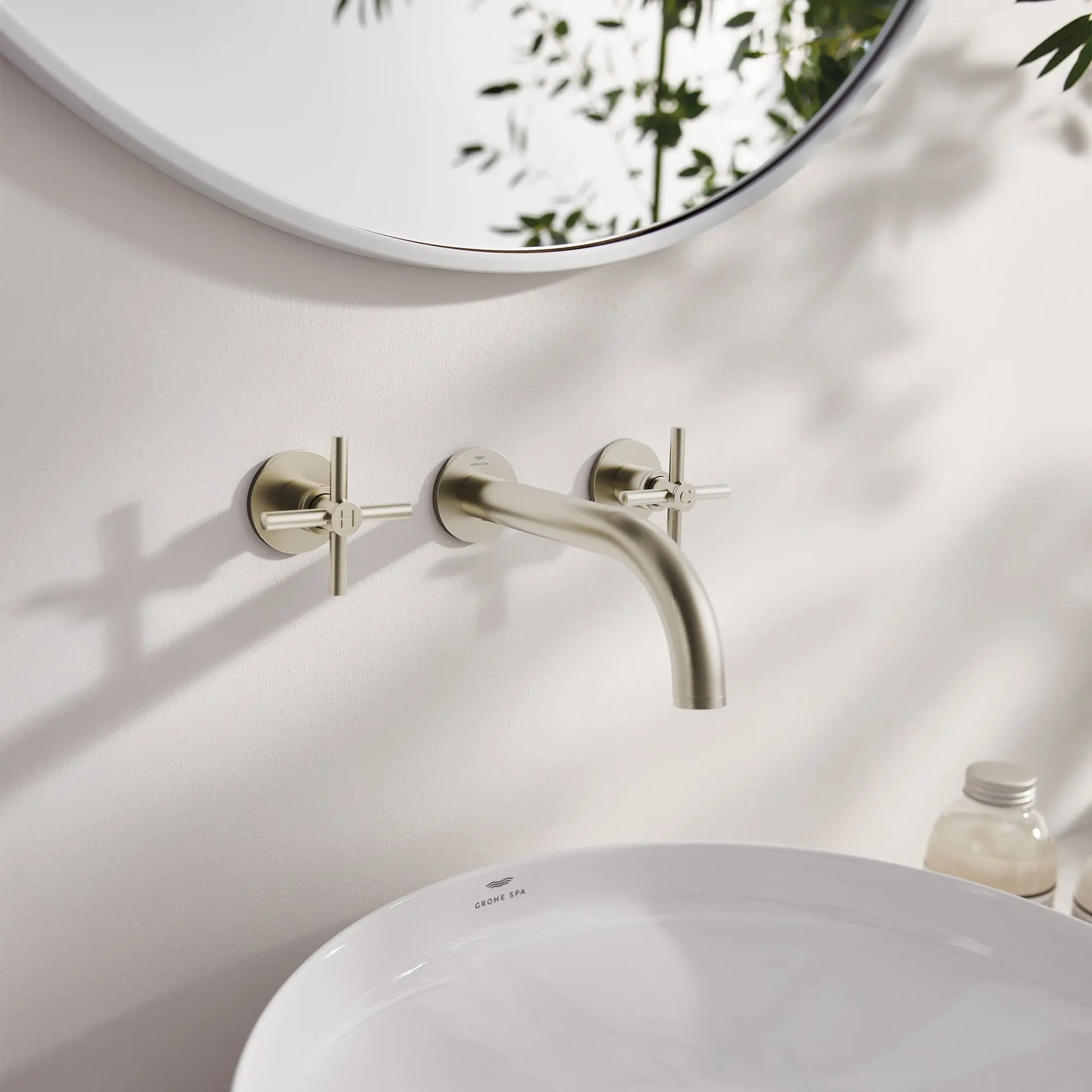 Grohe ATRIO NEW 2HDL TRIMSET BASIN 3-H M  Brushed Nickel 20663EN0 - Plumbing Market