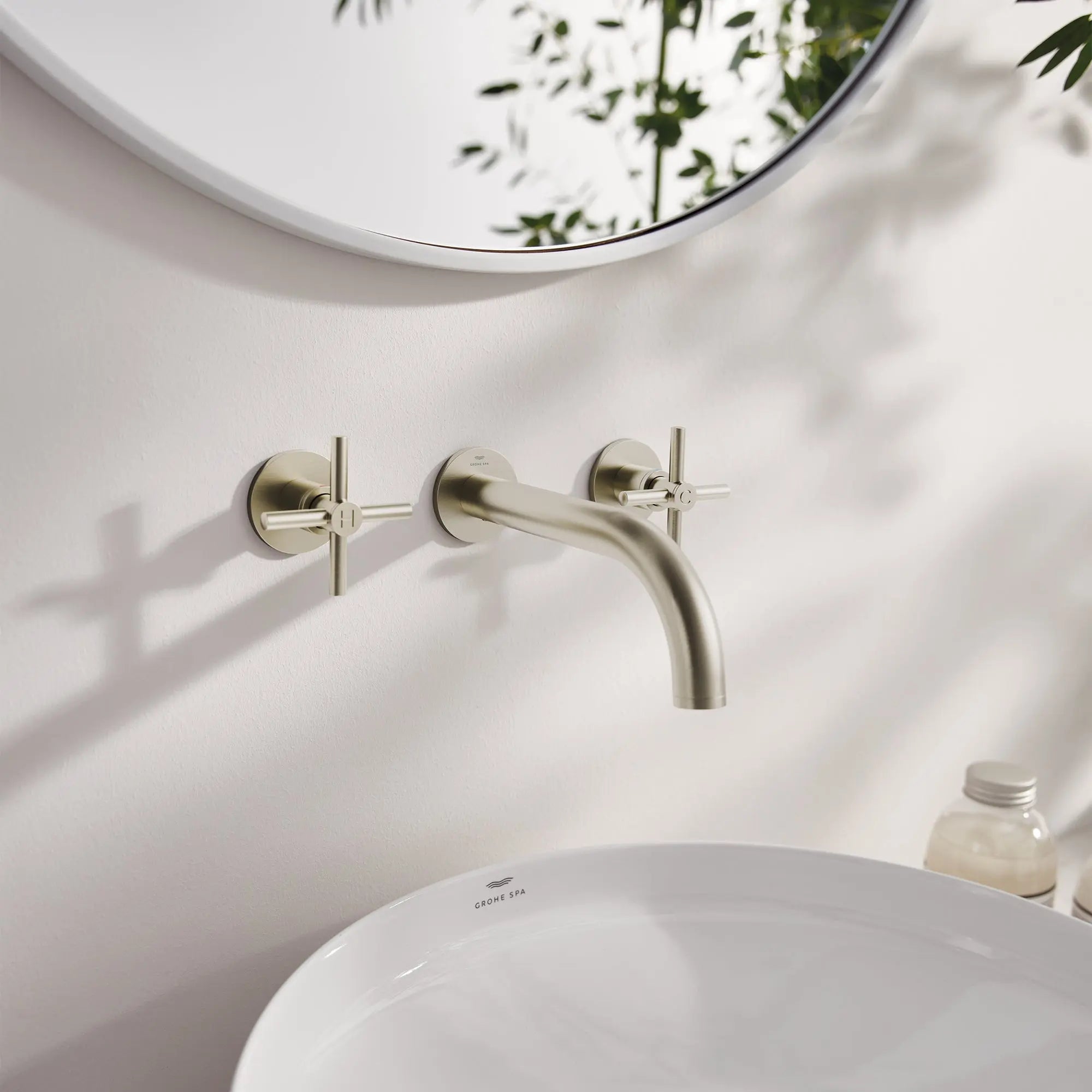 Grohe ATRIO NEW 2HDL TRIMSET BASIN 3-H M  Brushed Nickel 20663EN0 - Plumbing Market