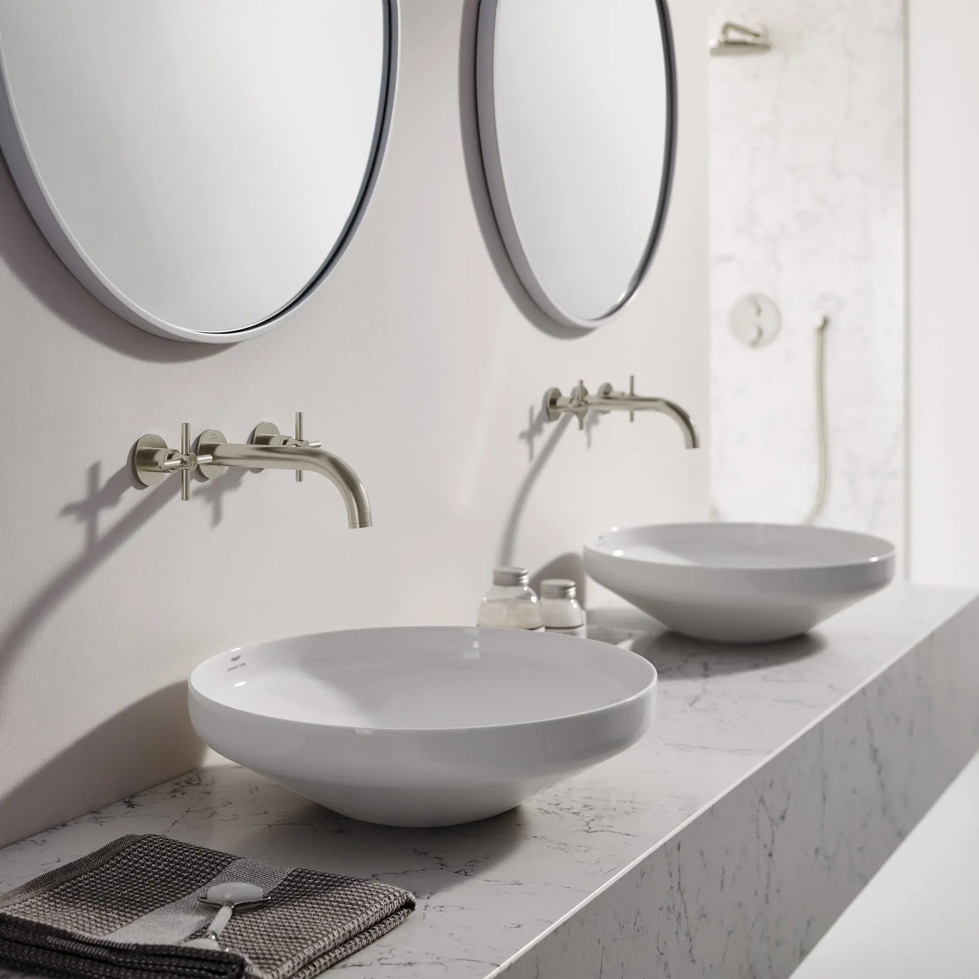 Grohe ATRIO NEW 2HDL TRIMSET BASIN 3-H M  Brushed Nickel 20663EN0 - Plumbing Market