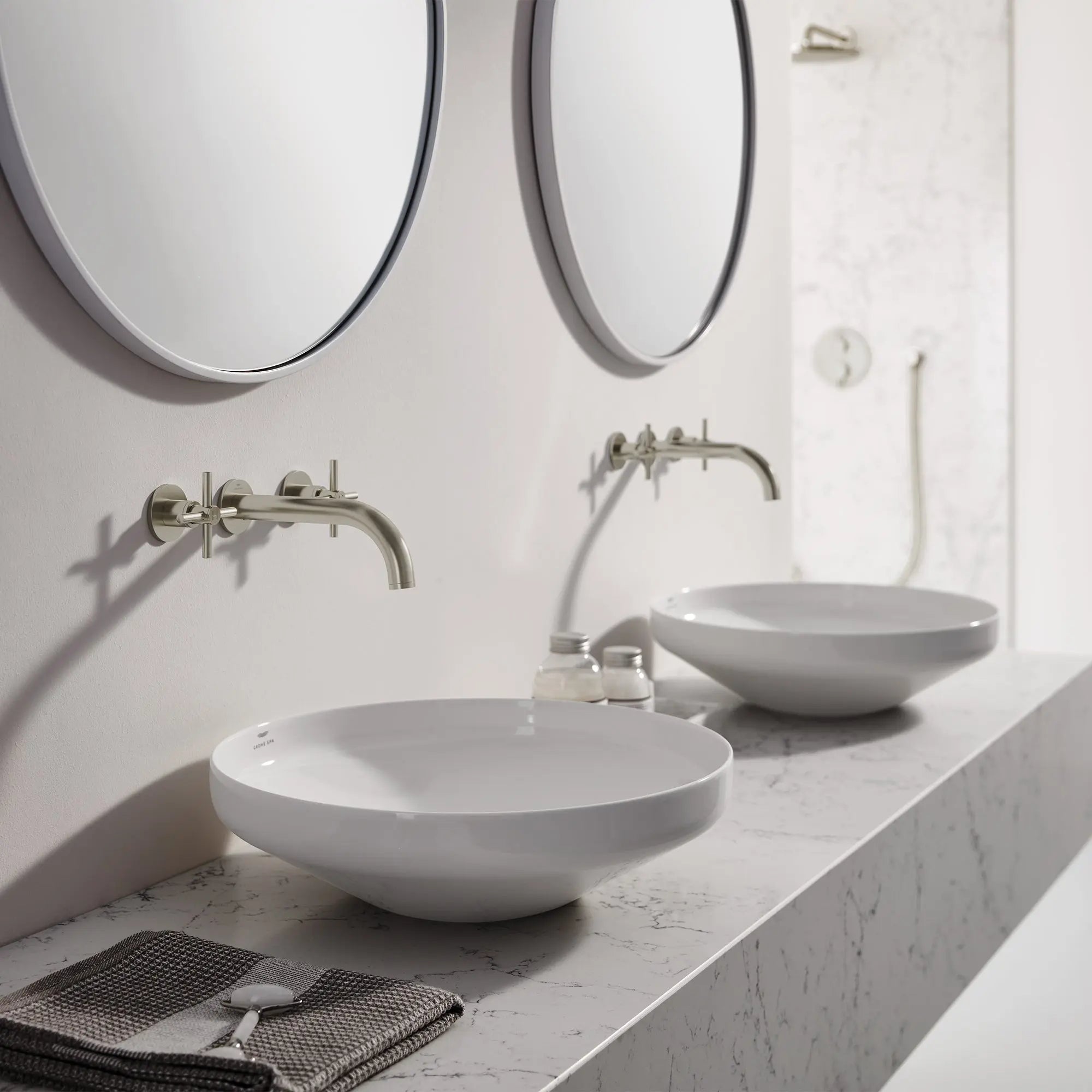 Grohe ATRIO NEW 2HDL TRIMSET BASIN 3-H M  Brushed Nickel 20663EN0 - Plumbing Market