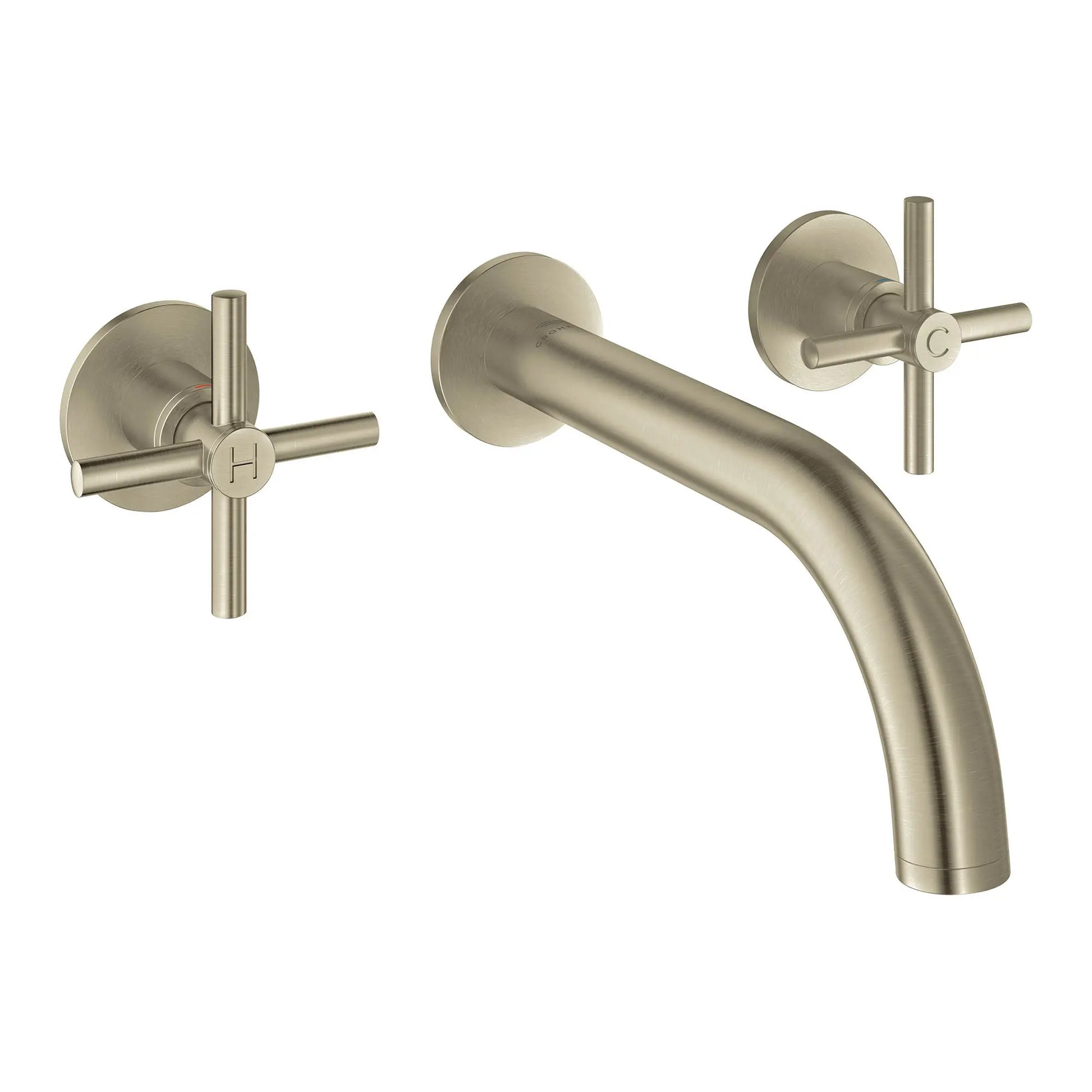 Grohe ATRIO NEW 2HDL TRIMSET BASIN 3-H M  Brushed Nickel 20663EN0 - Plumbing Market