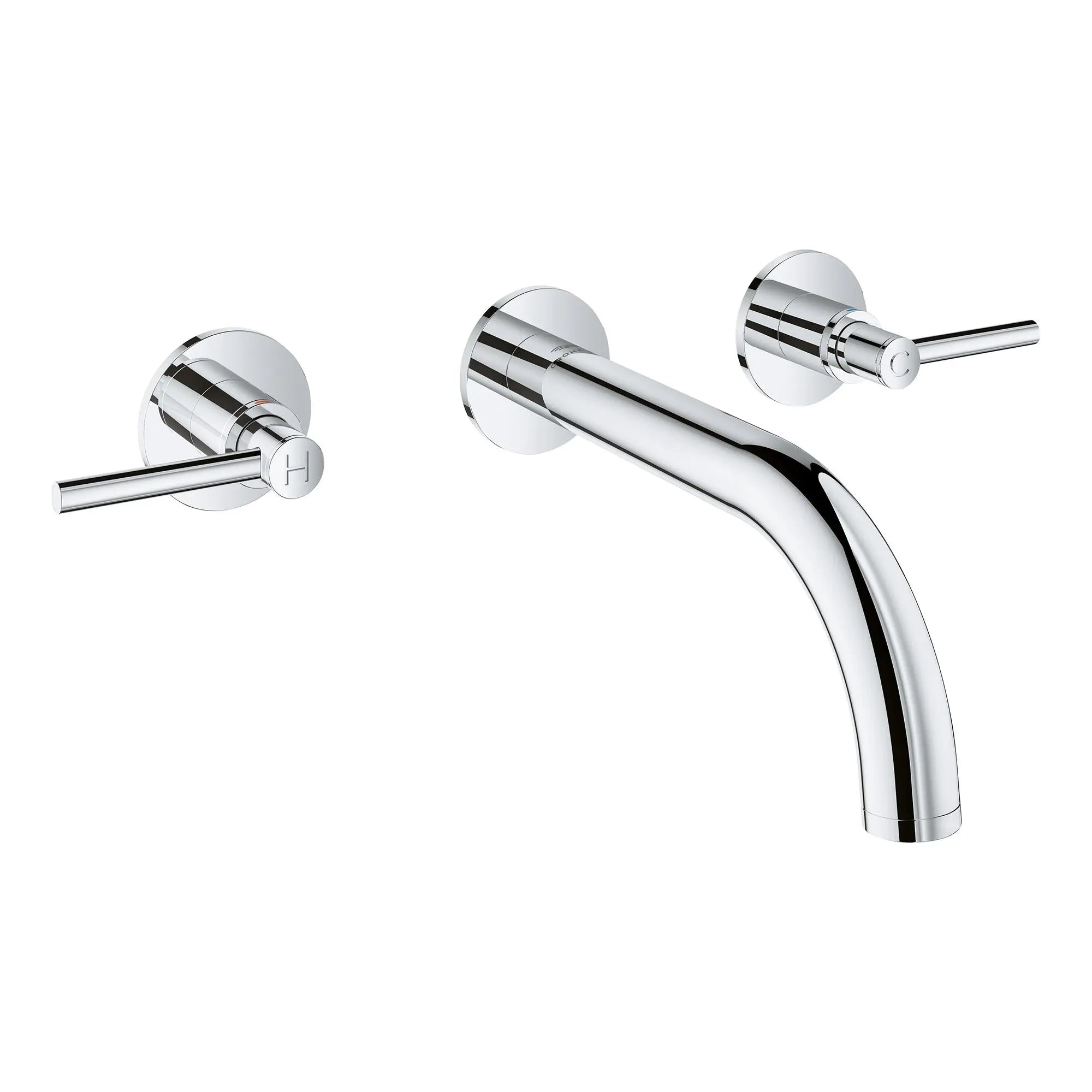 Grohe ATRIO NEW 2HDL TRIMSET BASIN 3-H M  Chrome 20663000 - Plumbing Market