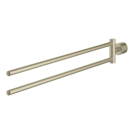 Grohe ATRIO NEW DOUBLE TOWEL BAR  Brushed Nickel 40888EN0 - Plumbing Market
