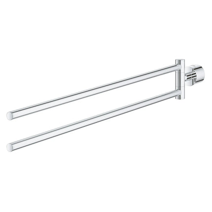 Grohe ATRIO NEW DOUBLE TOWEL BAR  Chrome 40888000 - Plumbing Market