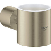 Grohe ATRIO NEW GLASS HOLDER - BRNI  Brushed Nickel 40304EN3 - Plumbing Market
