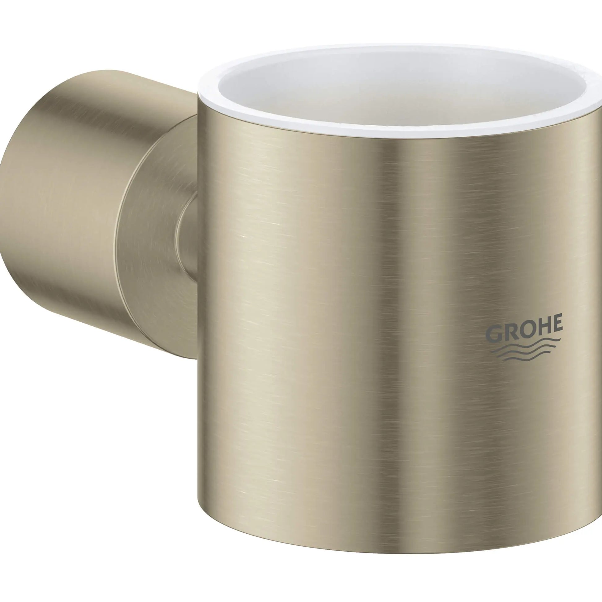 Grohe ATRIO NEW GLASS HOLDER - BRNI  Brushed Nickel 40304EN3 - Plumbing Market