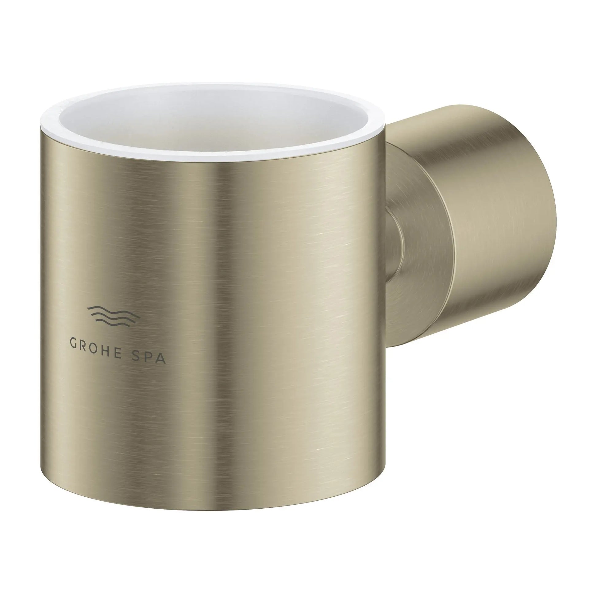 Grohe ATRIO NEW GLASS HOLDER  Brushed Nickel 40884EN0 - Plumbing Market