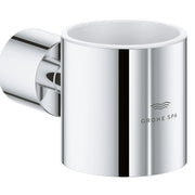 Grohe ATRIO NEW GLASS HOLDER  Chrome 40884000 - Plumbing Market