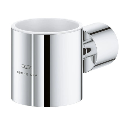 Grohe ATRIO NEW GLASS HOLDER  Chrome 40884000 - Plumbing Market