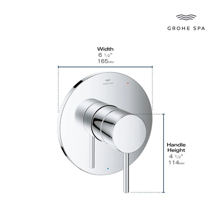 Grohe ATRIO NEW PBV FMS RAPIDO BRAUSE US  Brushed Nickel 14214EN0 - Plumbing Market