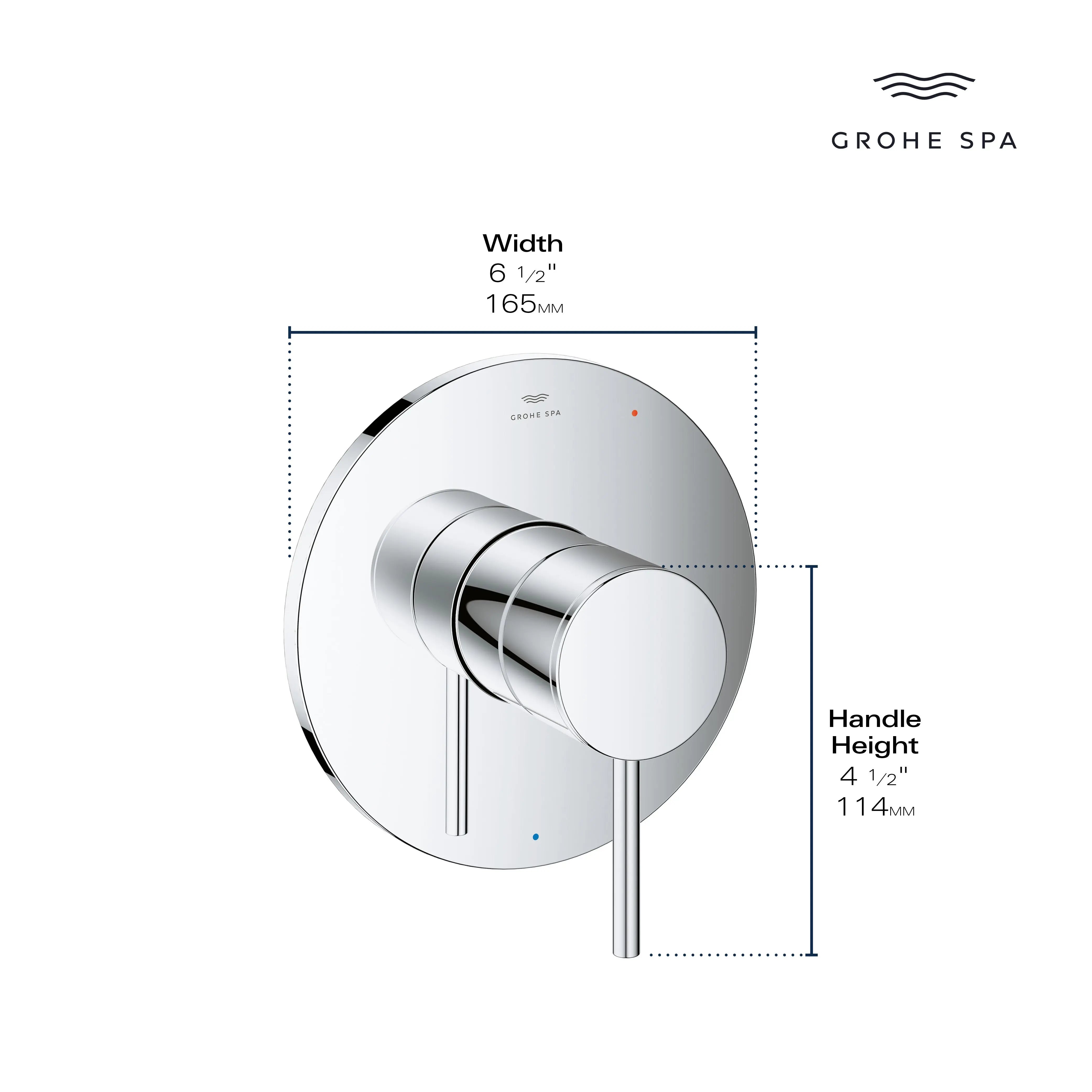 Grohe ATRIO NEW PBV FMS RAPIDO BRAUSE US  Brushed Nickel 14214EN0 - Plumbing Market