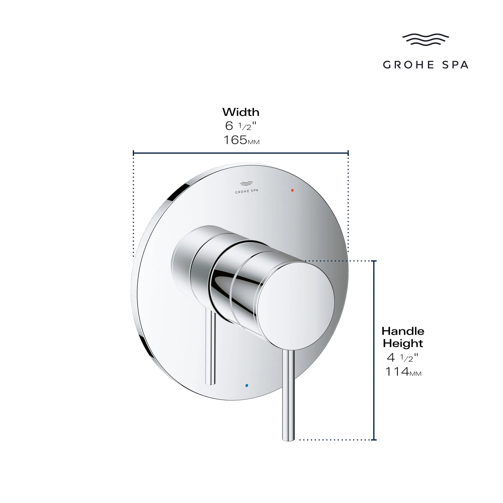 Grohe ATRIO NEW PBV FMS RAPIDO BRAUSE US  Chrome 14214000 - Plumbing Market