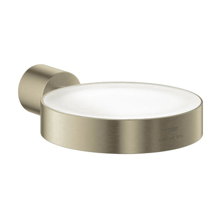 Grohe ATRIO NEW SOAP HOLDER  Brushed Nickel 40885EN0 - Plumbing Market