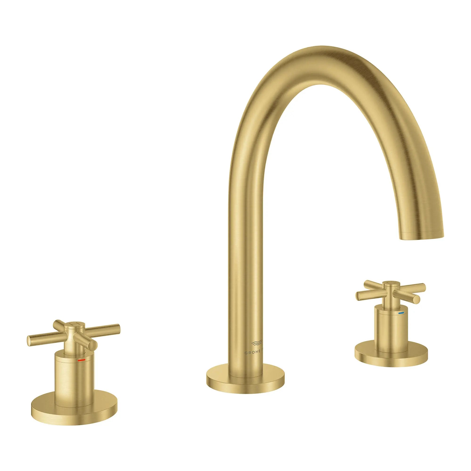 Grohe ATRIO ROMAN TUB FILLER DECK MOUNTED  Brushed Cool Sunrise 25273GN0 - Plumbing Market