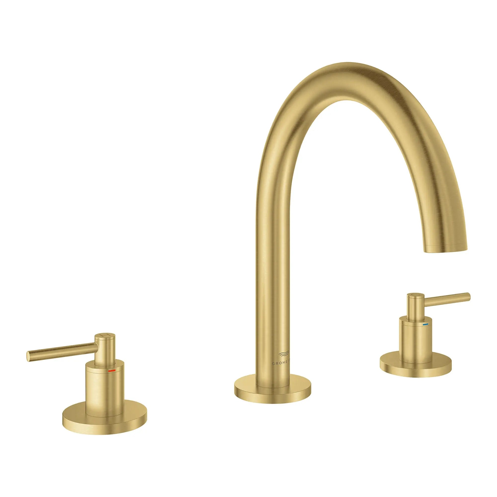 Grohe ATRIO ROMAN TUB FILLER DECK MOUNTED  Brushed Cool Sunrise 25273GN0 - Plumbing Market