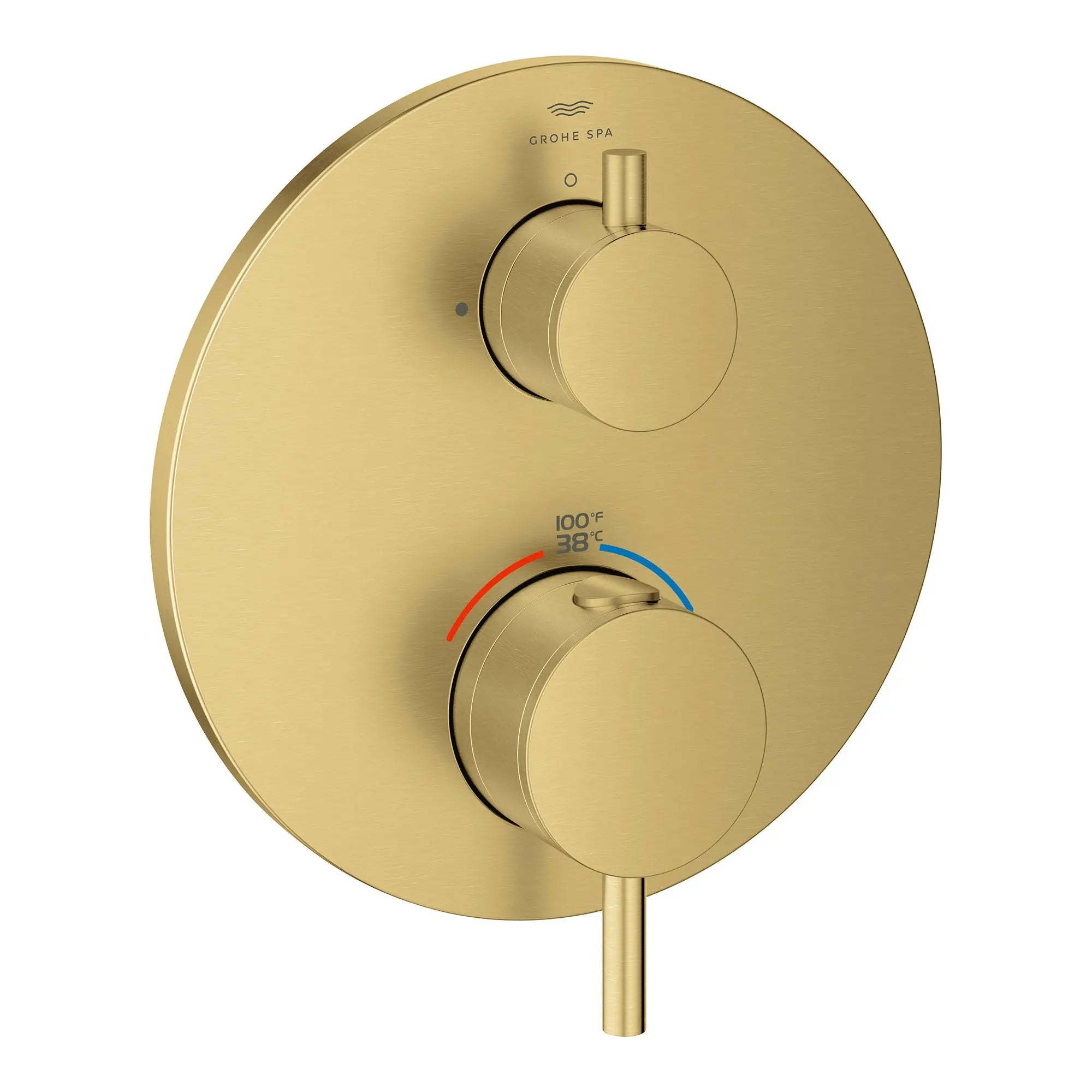 Grohe ATRIO THM TRIM SHOWER W VOL CTRL RD  Brushed Cool Sunrise 24360GN0 - Plumbing Market