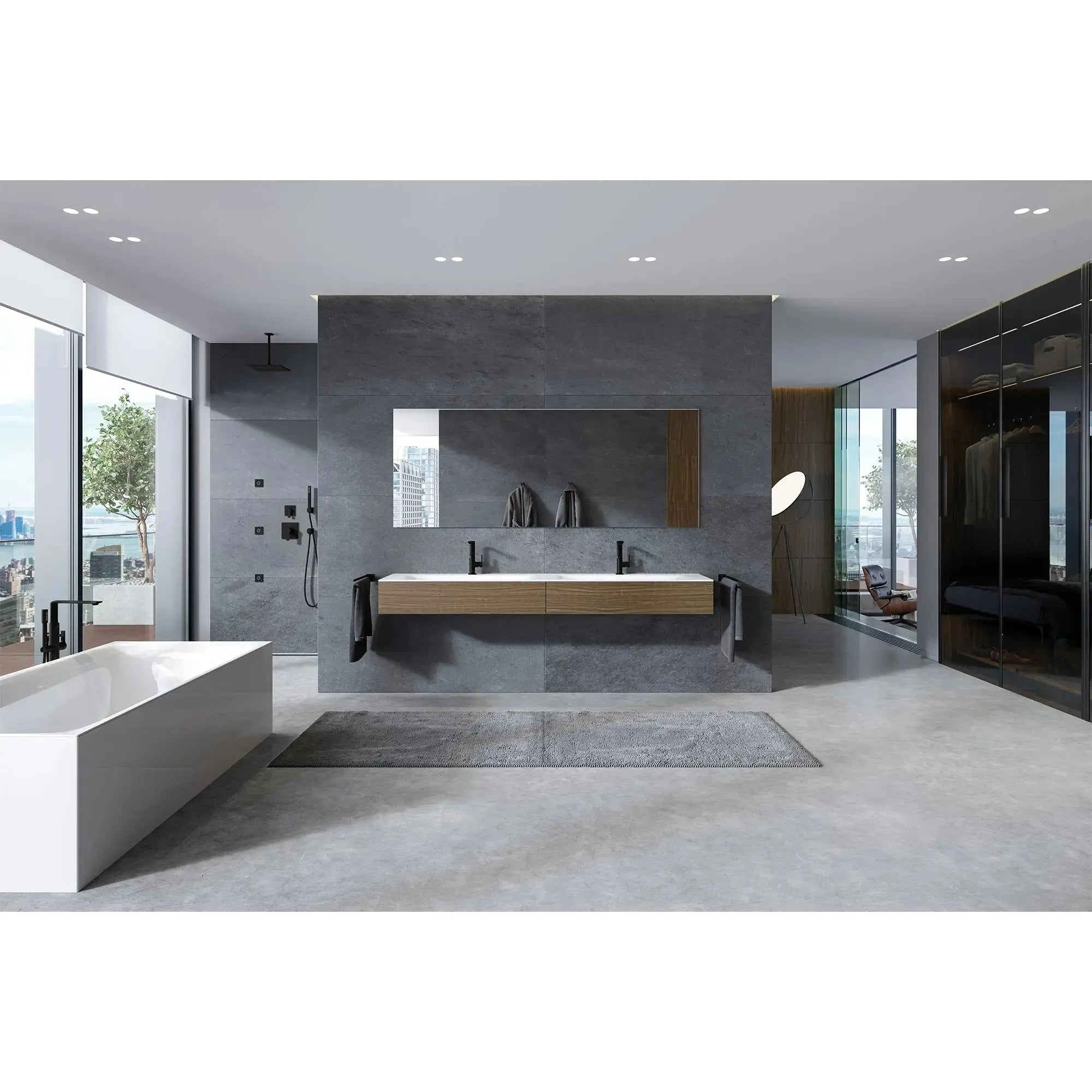 Grohe ALLURE LAVATORY CENTERSET L-SIZE Matte Black 238582431 - Plumbing Market