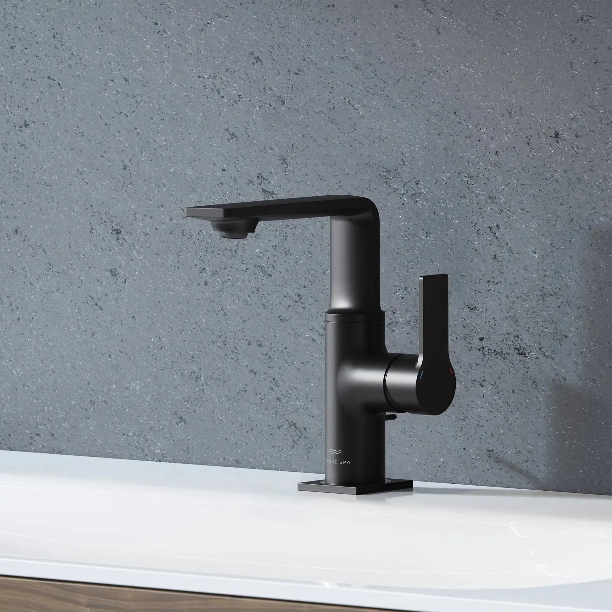 Grohe ALLURE NEW 1H SINK M LEVER HDL Matte Black 238572431 - Plumbing Market