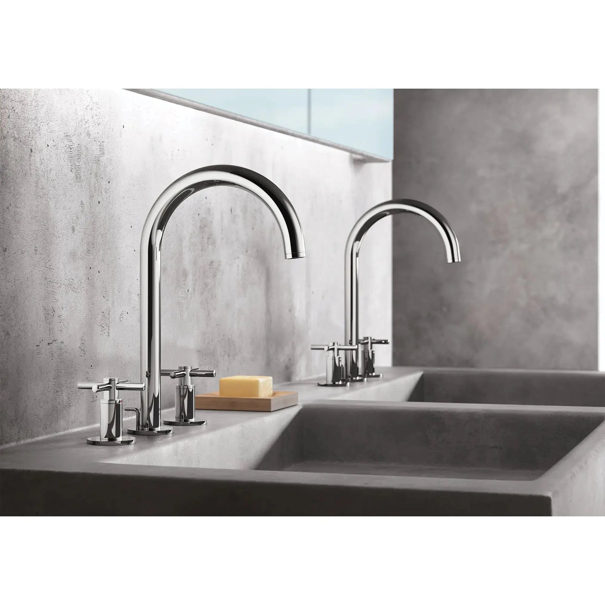 Grohe ATRIO NEW 2HDL 3-H L  Chrome 20659000 - Plumbing Market