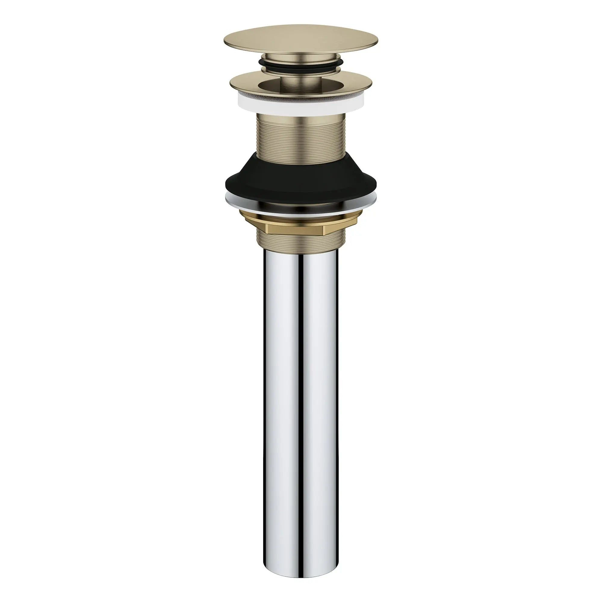 Grohe BATHROOM SINK POP-UP DRAIN W/O OVERFLOW  Brushed Nickel 48657EN0 - Plumbing Market