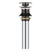 Grohe BATHROOM SINK POP-UP DRAIN W/O OVERFLOW  Hard Graphite 48657A00 - Plumbing Market