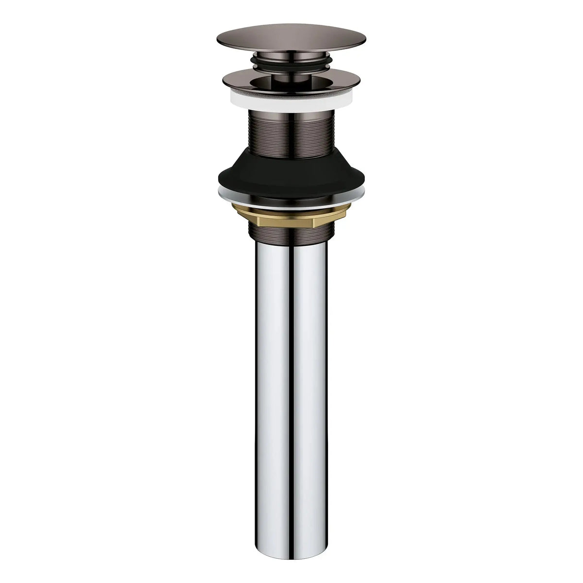 Overflow Hard Grohe BATHROOM SINK POP-UP DRAIN W/O OVERFLOW Hard Graphite 48657A00 ...