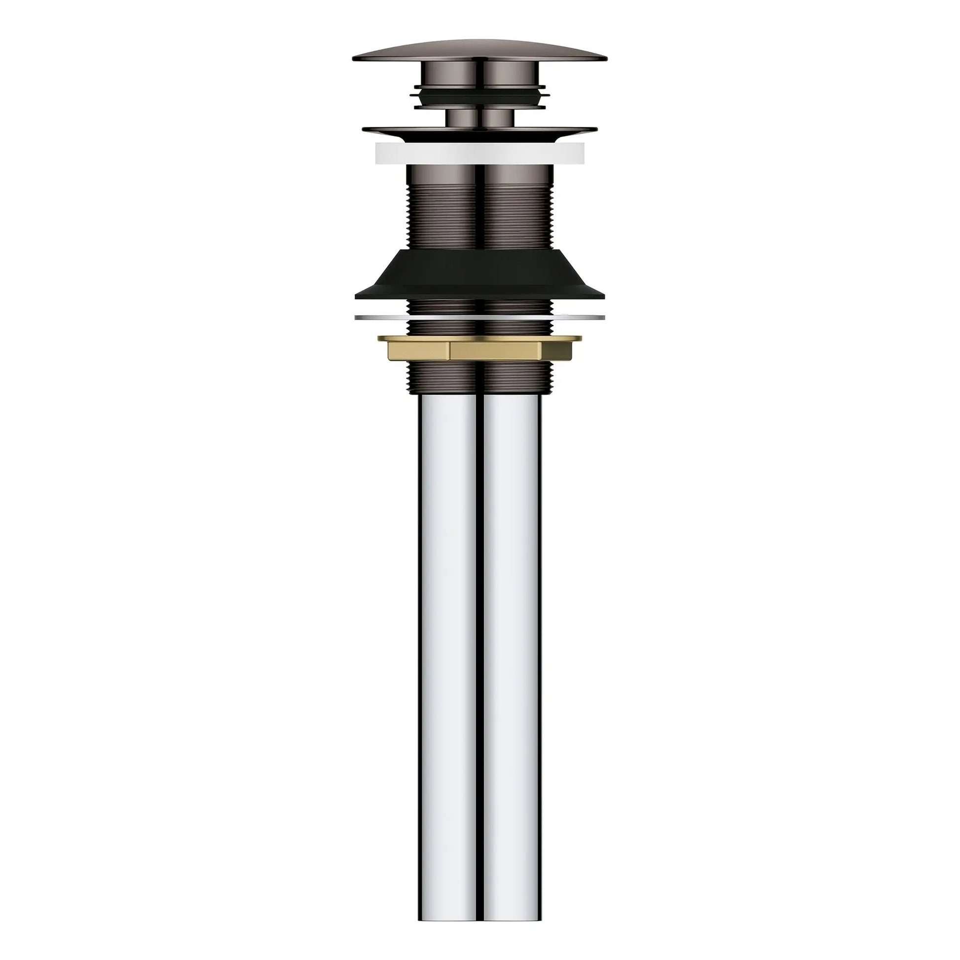 Grohe BATHROOM SINK POP-UP DRAIN W/O OVERFLOW  Hard Graphite 48657A00 - Plumbing Market
