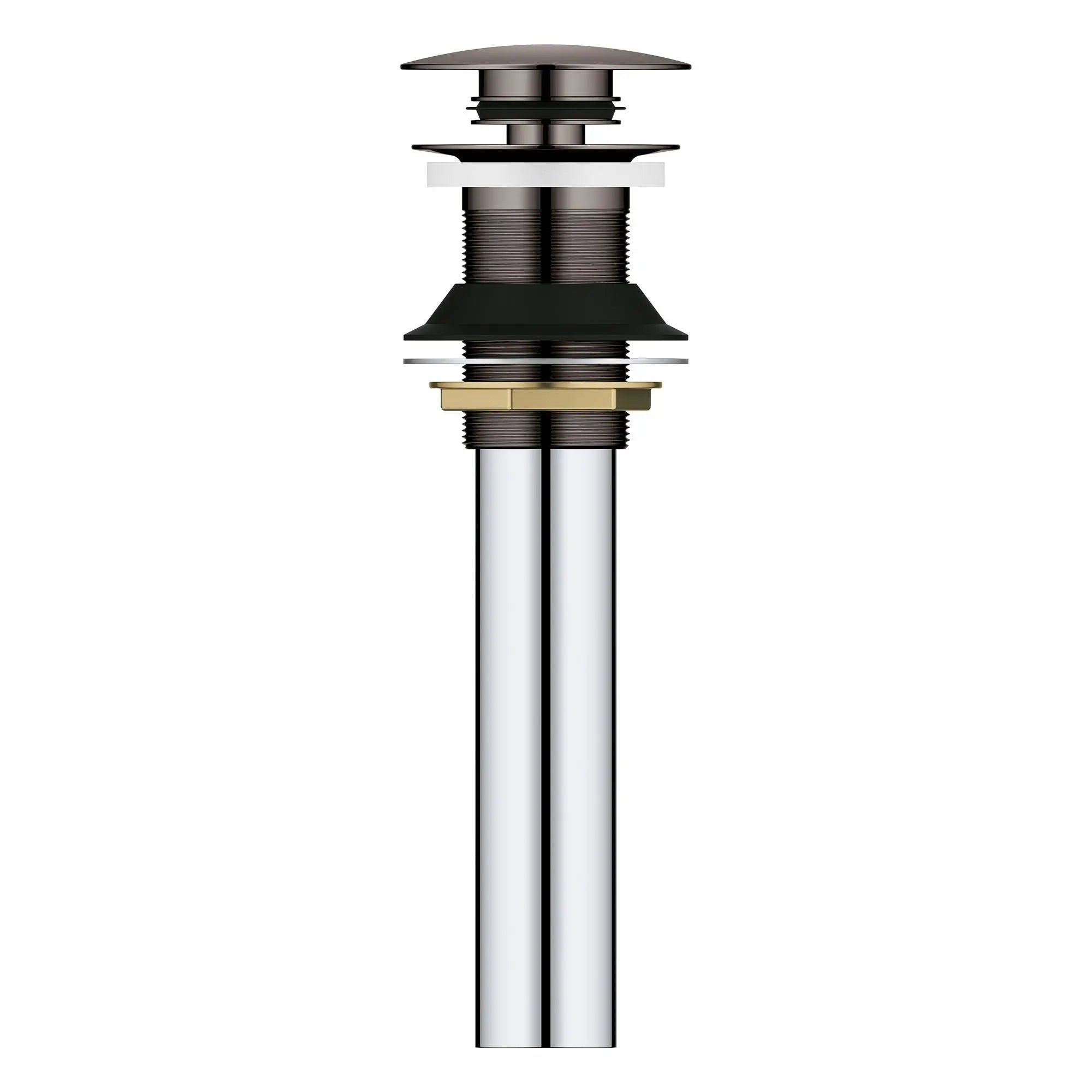 Grohe BATHROOM SINK POP-UP DRAIN W/O OVERFLOW  Hard Graphite 48657A00 - Plumbing Market