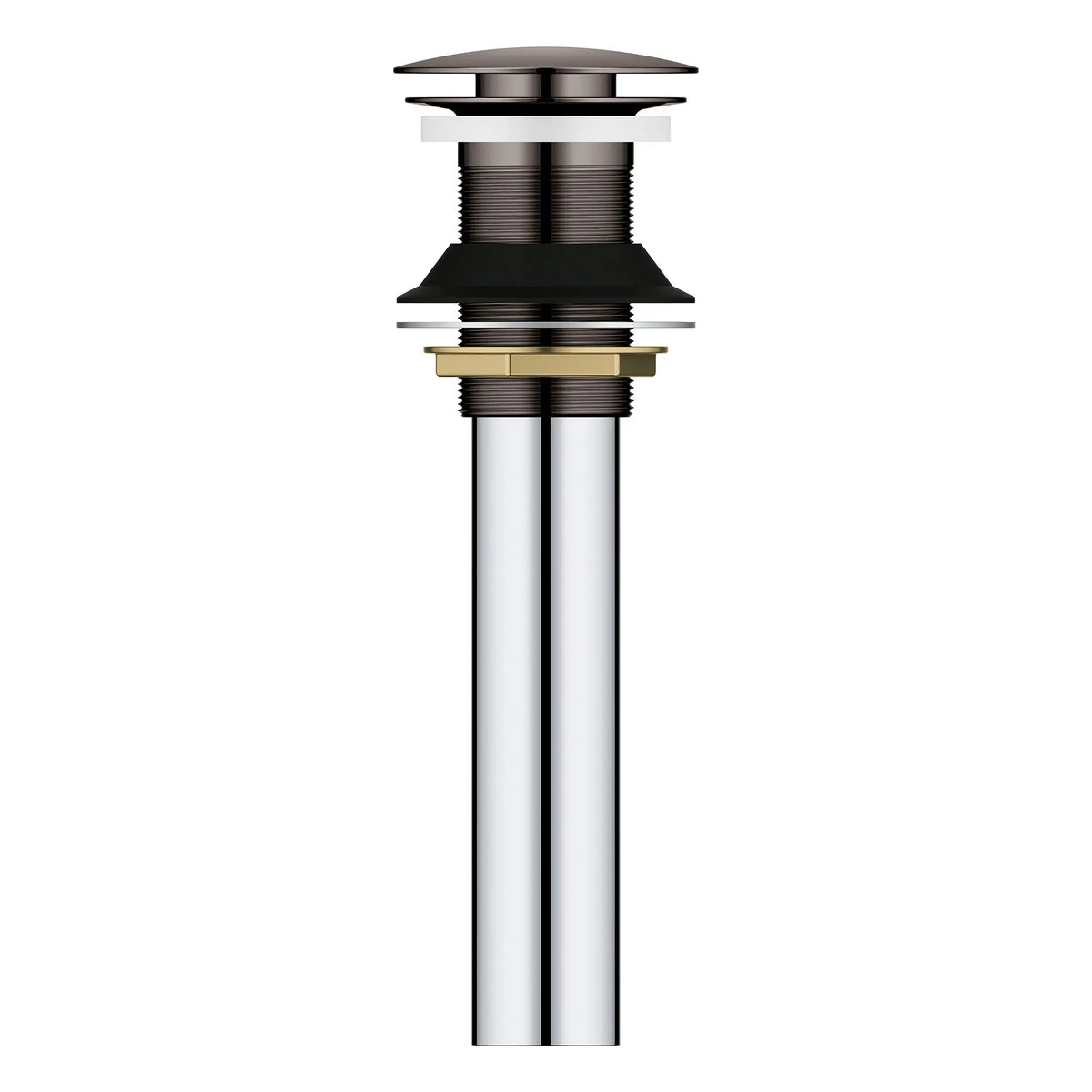 Overflow Hard Grohe BATHROOM SINK POP-UP DRAIN W/O OVERFLOW Hard Graphite 48657A00 ...