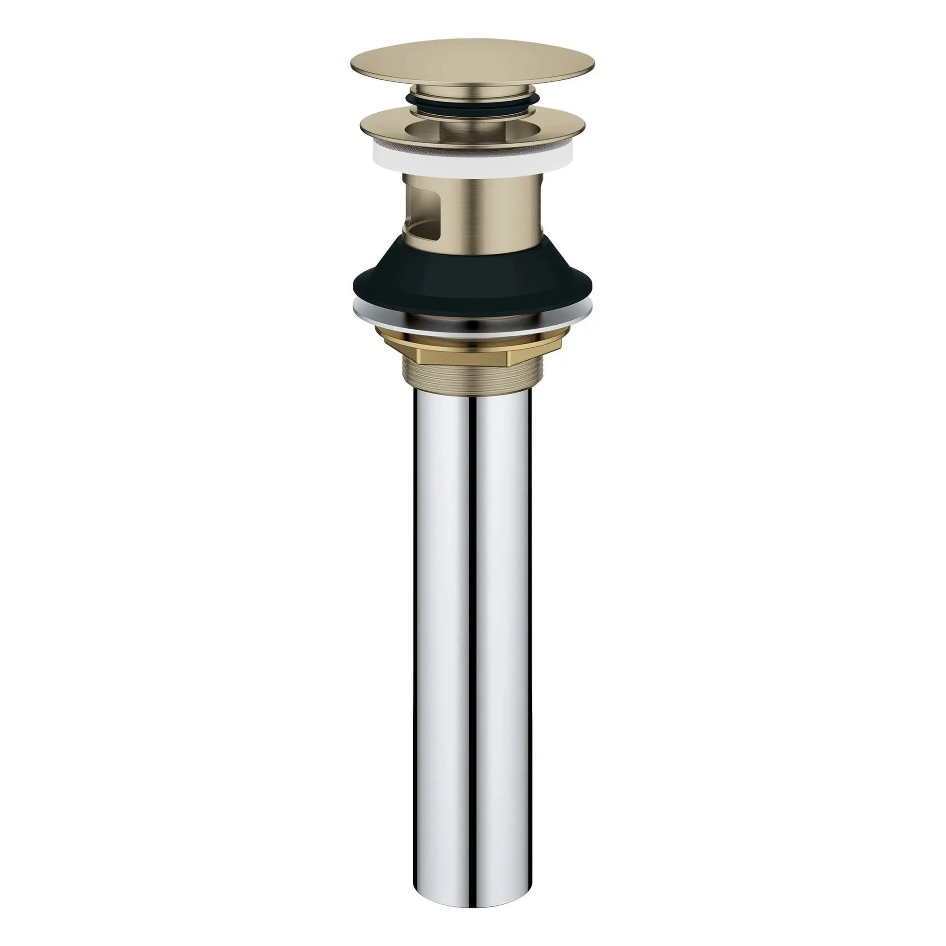 Grohe BATHROOM SINK POP-UP DRAIN WITH OVERFLOW  Brushed Nickel 48656EN0 - Plumbing Market