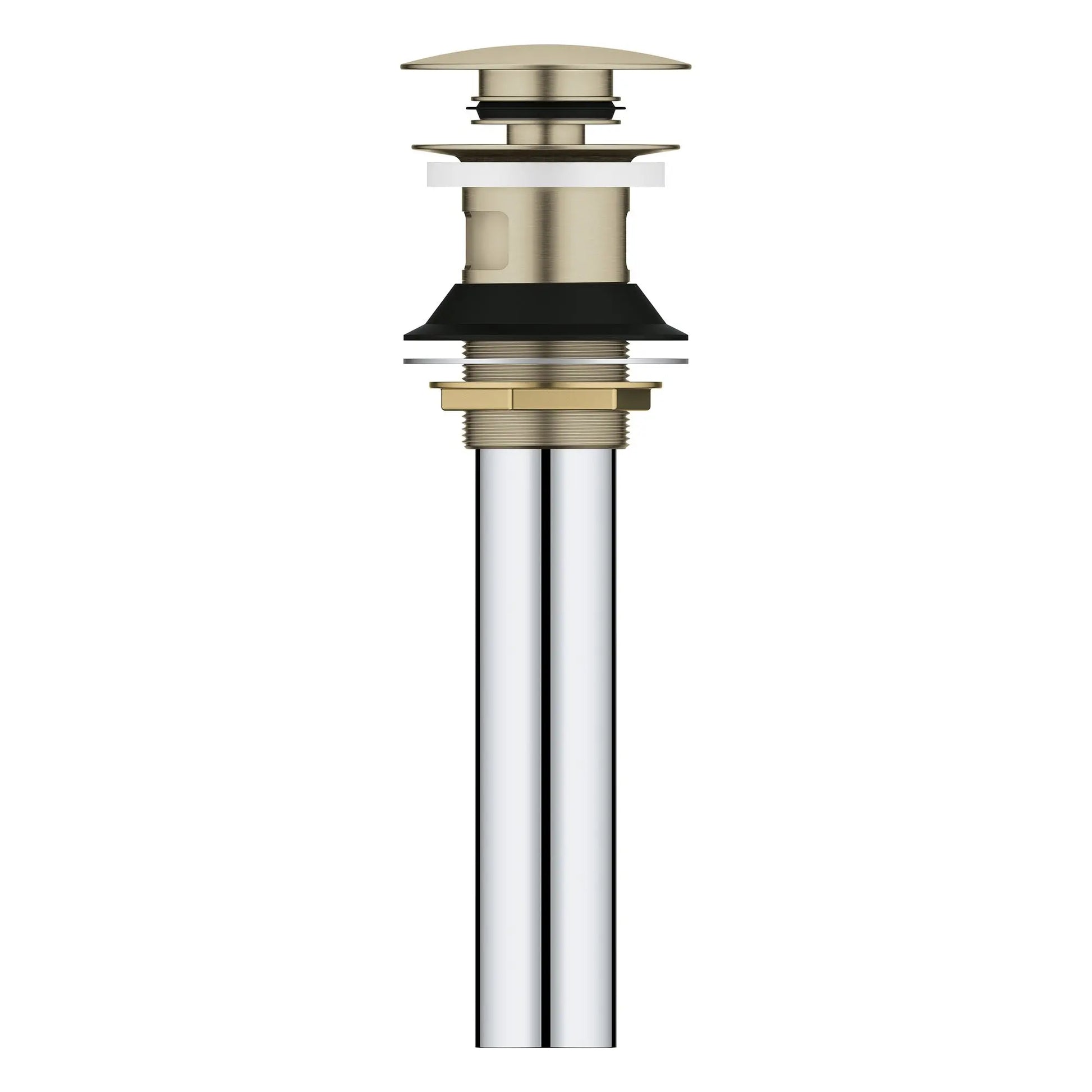 Grohe BATHROOM SINK POP-UP DRAIN WITH OVERFLOW  Brushed Nickel 48656EN0 - Plumbing Market