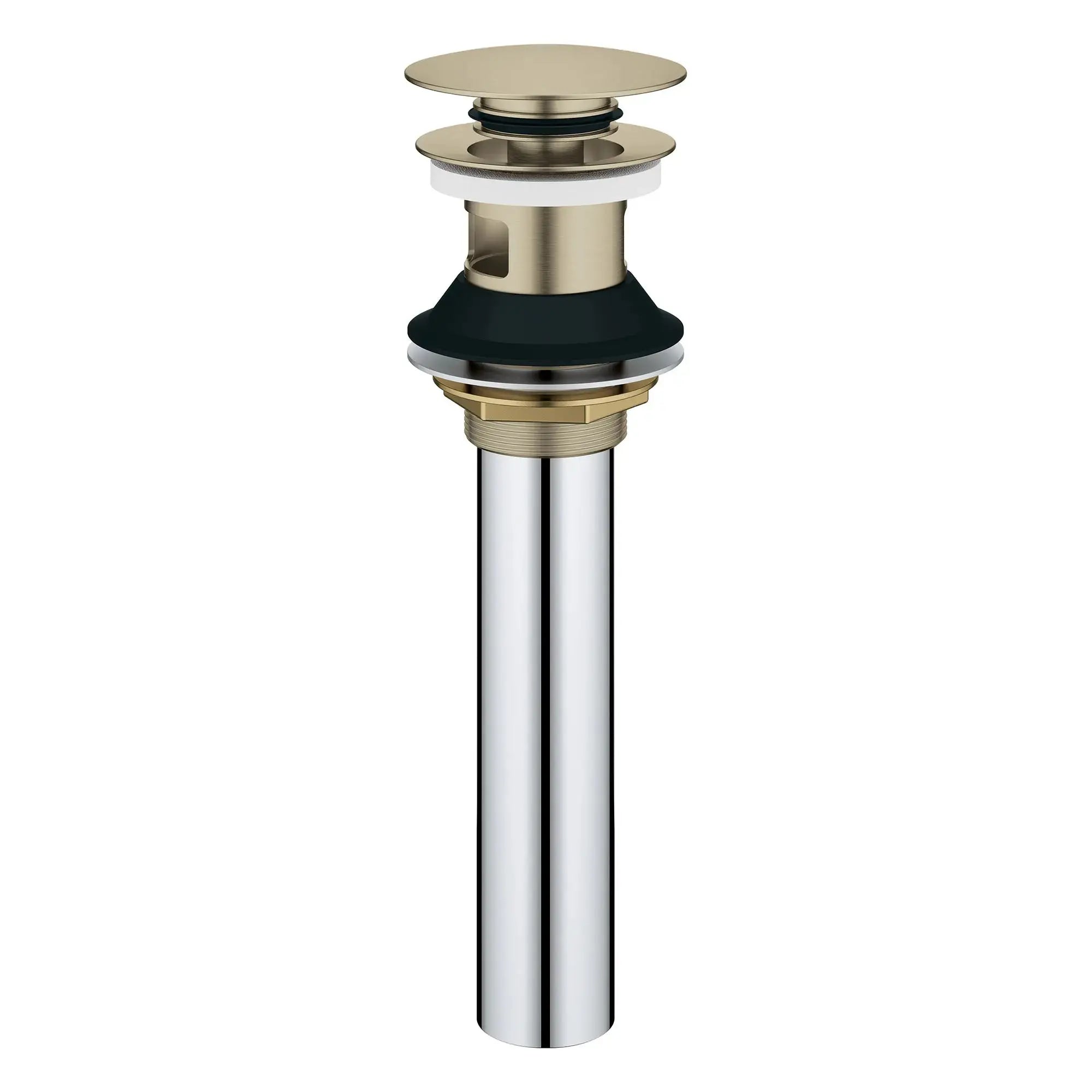 Grohe BATHROOM SINK POP-UP DRAIN WITH OVERFLOW  Brushed Nickel 48656EN0 - Plumbing Market