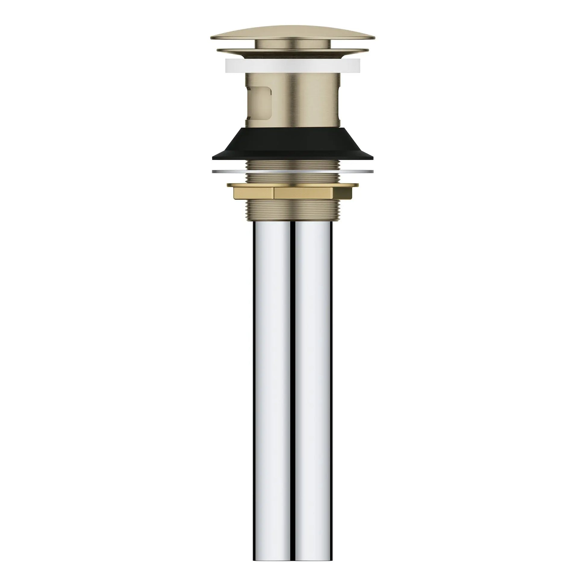 Grohe BATHROOM SINK POP-UP DRAIN WITH OVERFLOW  Brushed Nickel 48656EN0 - Plumbing Market