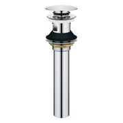 Grohe BATHROOM SINK POP-UP DRAIN WITH OVERFLOW  Chrome 48656000 - Plumbing Market