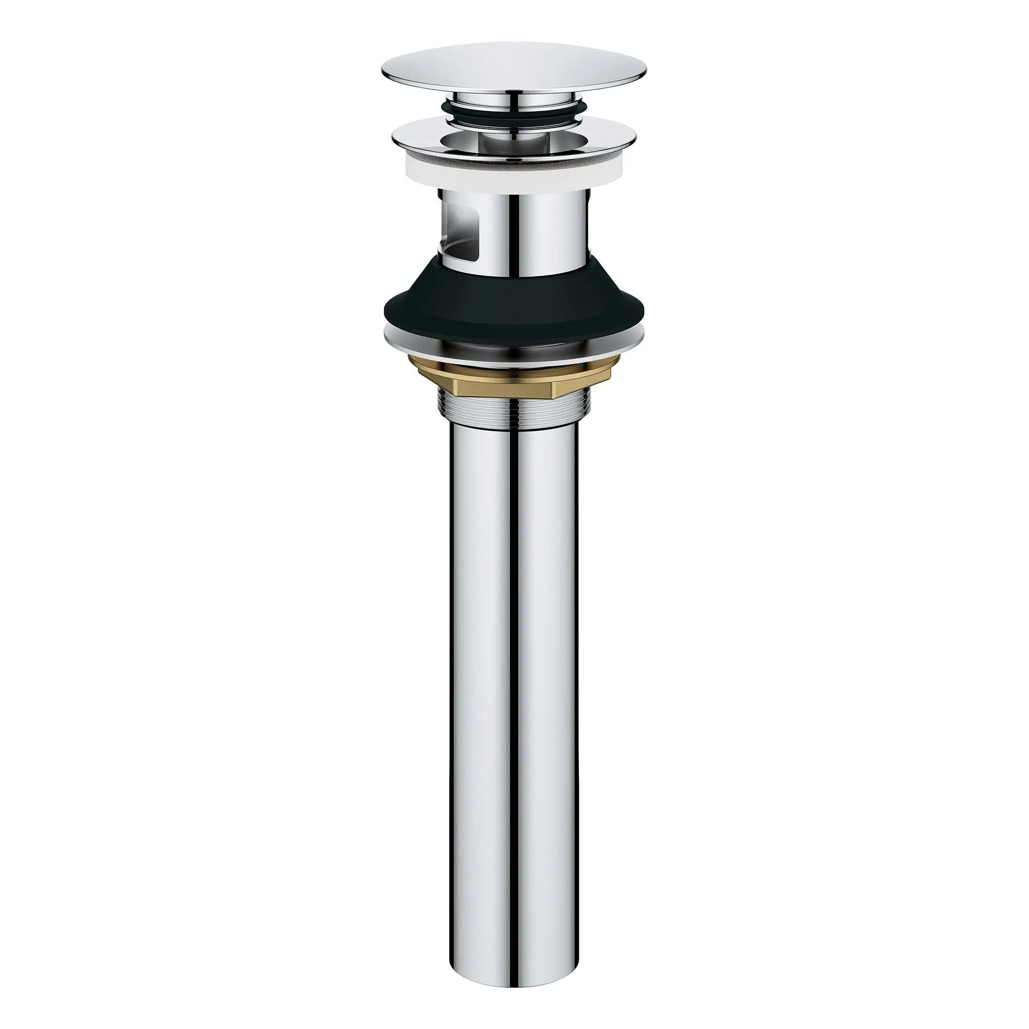 Grohe BATHROOM SINK POP-UP DRAIN WITH OVERFLOW  Chrome 48656000 - Plumbing Market