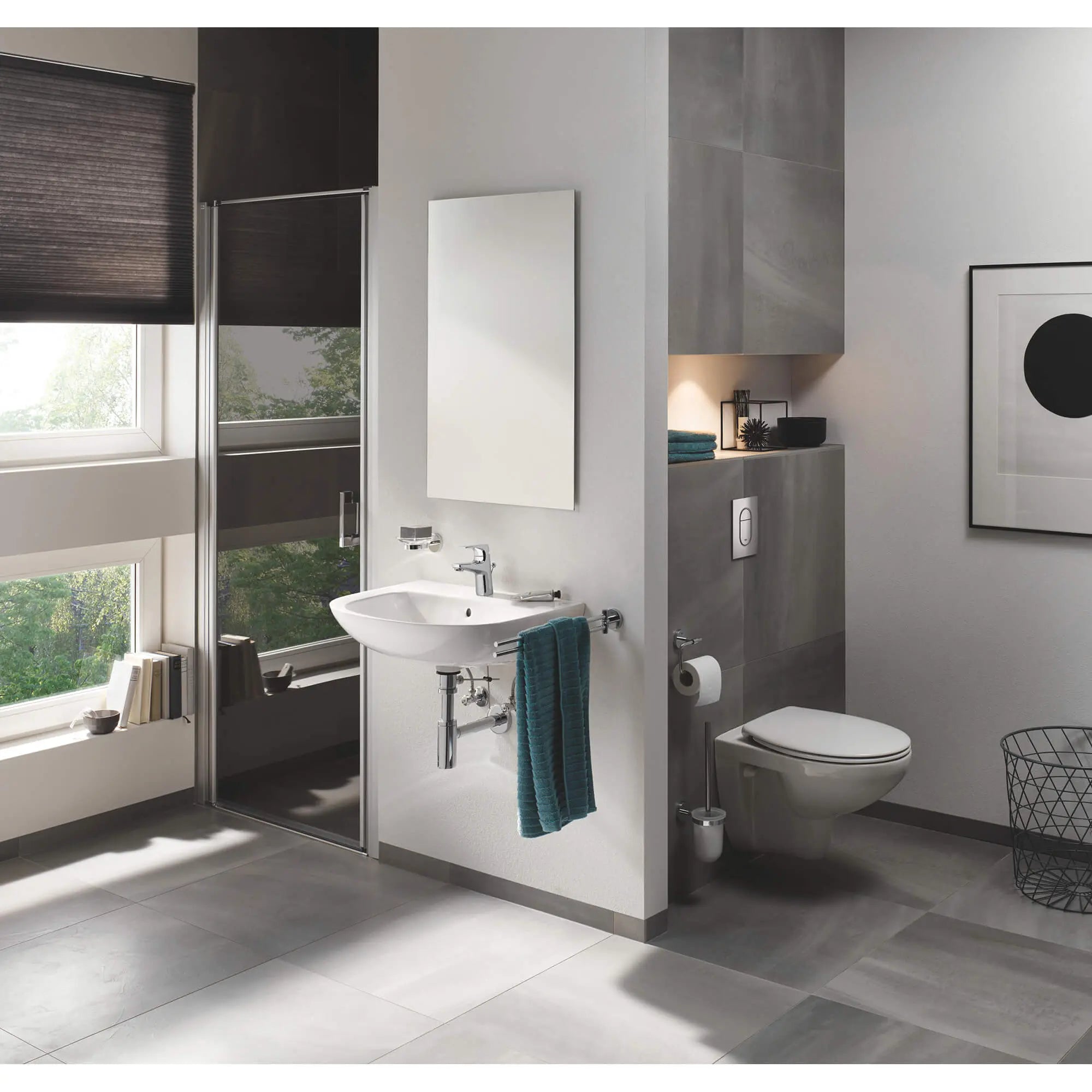 Grohe BAUCOSMOPOLITAN HOLDER F.GLASS/SOAP  Chrome 40585001 - Plumbing Market