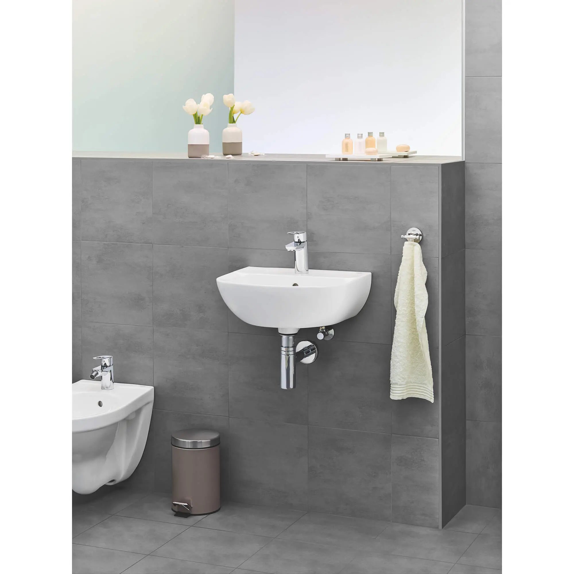 Grohe BAUCOSMOPOLITAN HOLDER F.GLASS/SOAP  Chrome 40585001 - Plumbing Market