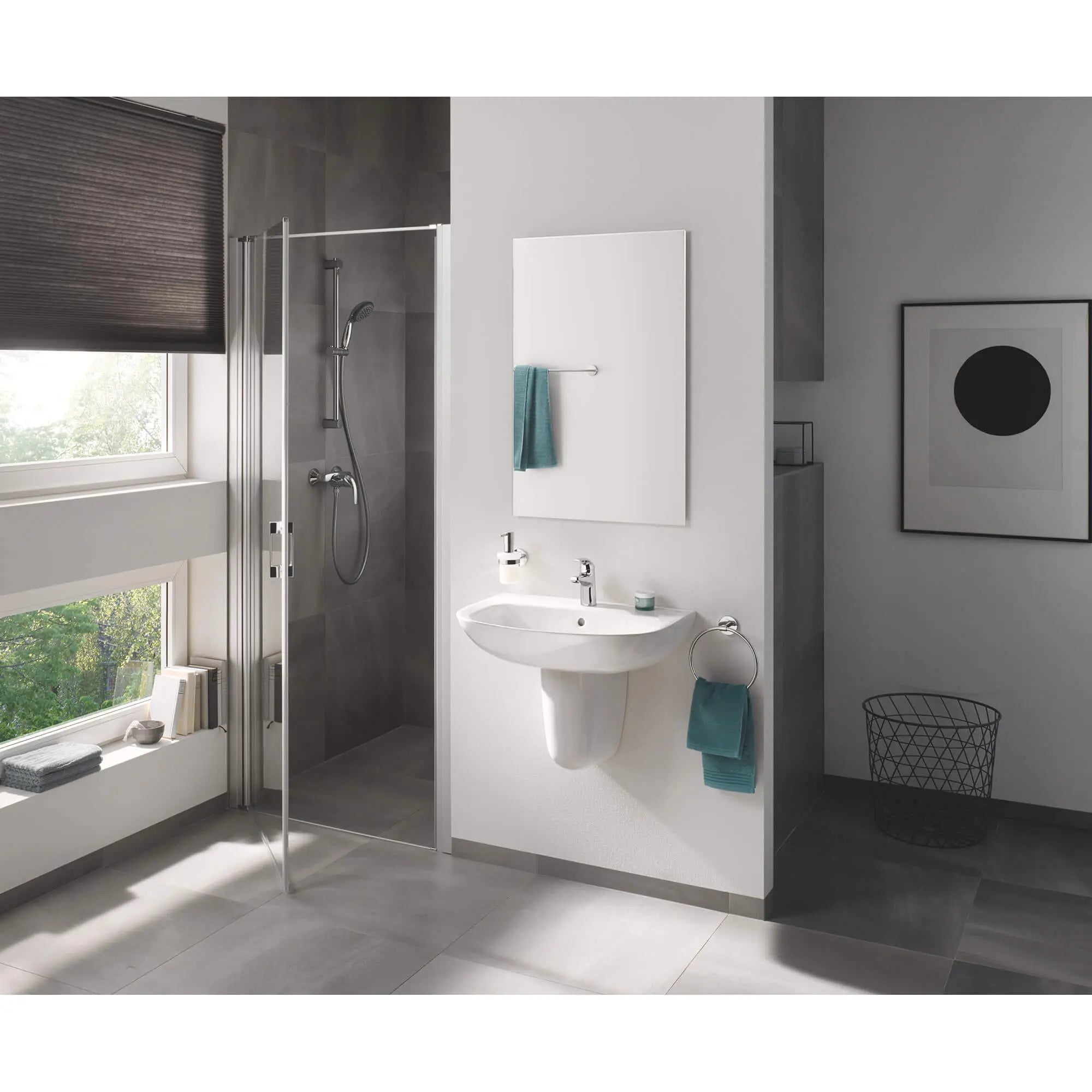 Grohe BAUCOSMOPOLITAN TOWEL RAIL 430MM  Chrome 40459001 - Plumbing Market