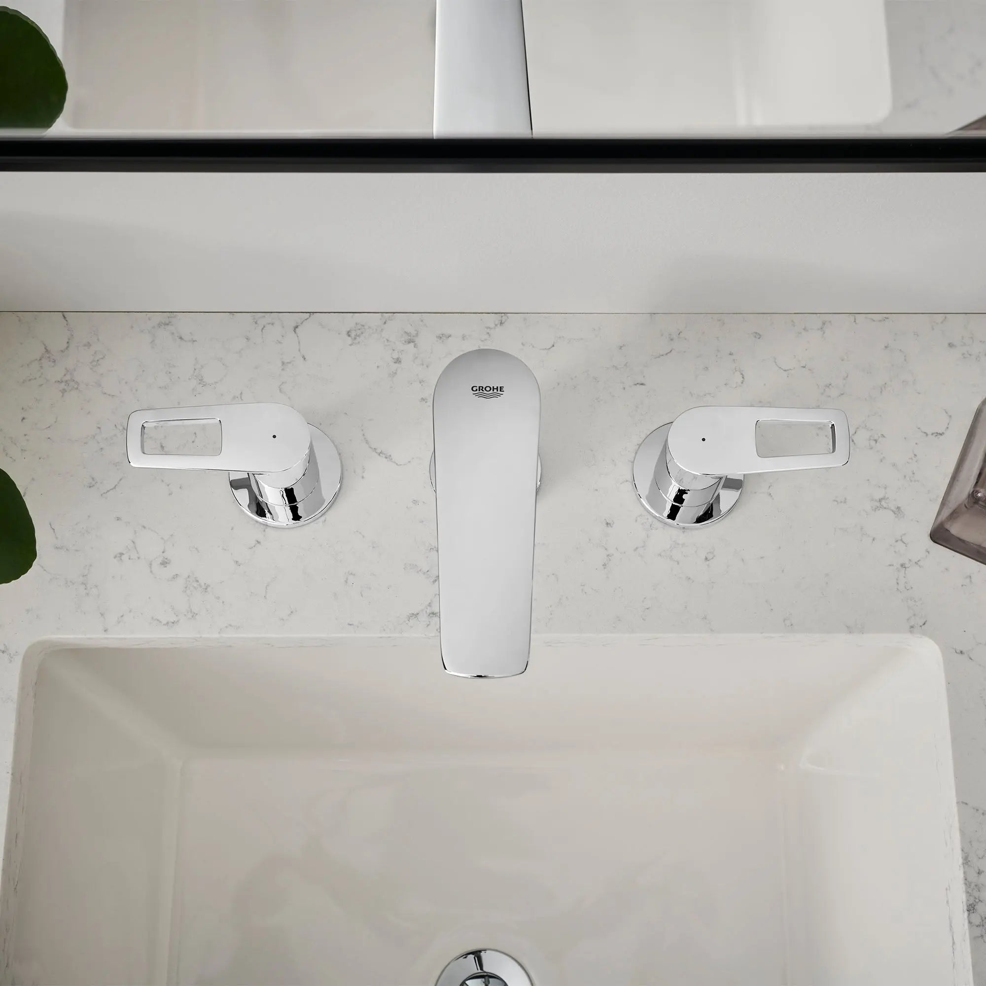 Grohe BAULOOP 8IN WIDESPREAD BATHROOM FAUCET  Chrome 20225001 - Plumbing Market