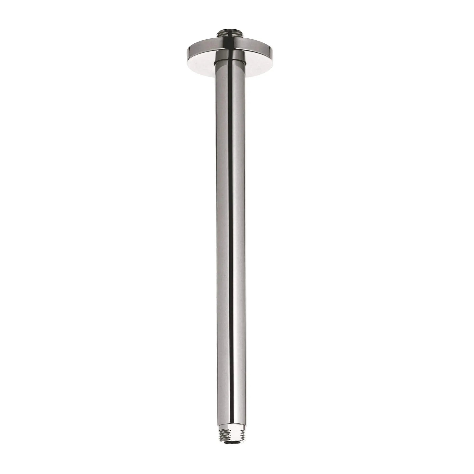 Grohe CEILING MOUNT ARM ROUND  Brushed Cool Sunrise 28492GN0 - Plumbing Market