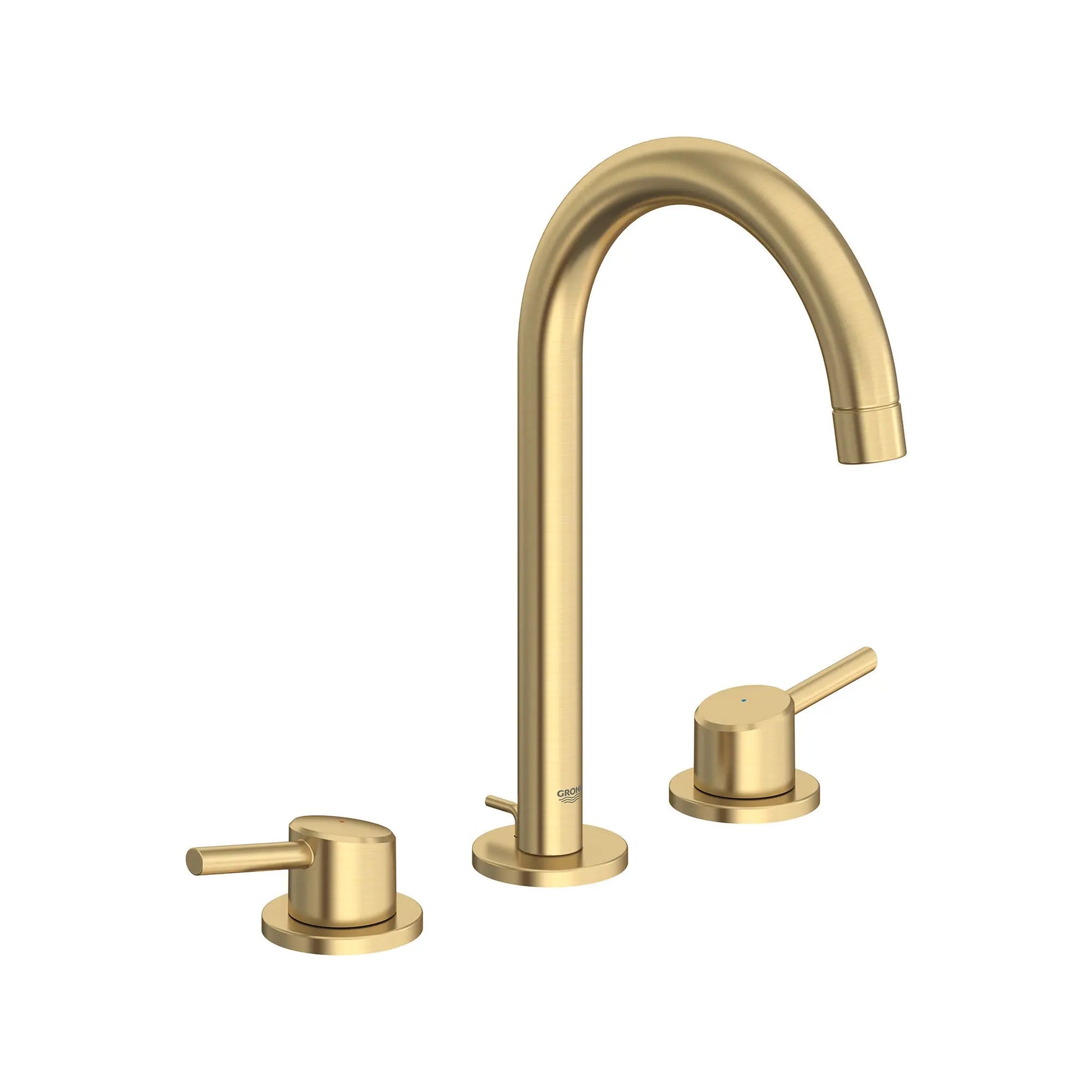 Grohe CONCETTO 2-HANDLE SINK L  Brushed Cool Sunrise 20217GNA - Plumbing Market