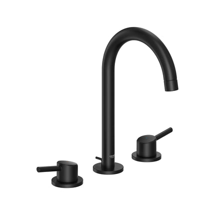 Grohe CONCETTO 2-HANDLE SINK L Matte Black 20217243A - Plumbing Market