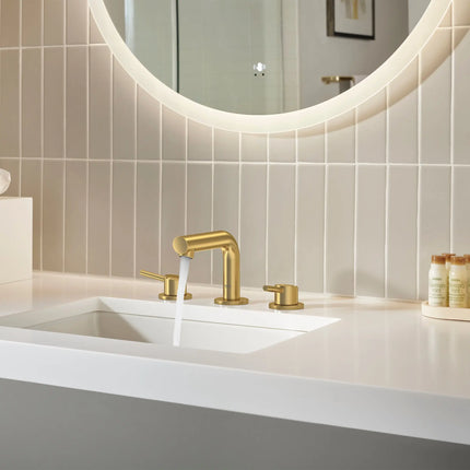 Grohe CONCETTO 2-HANDLE SINK XS  Brushed Cool Sunrise 20572GN1 - Plumbing Market