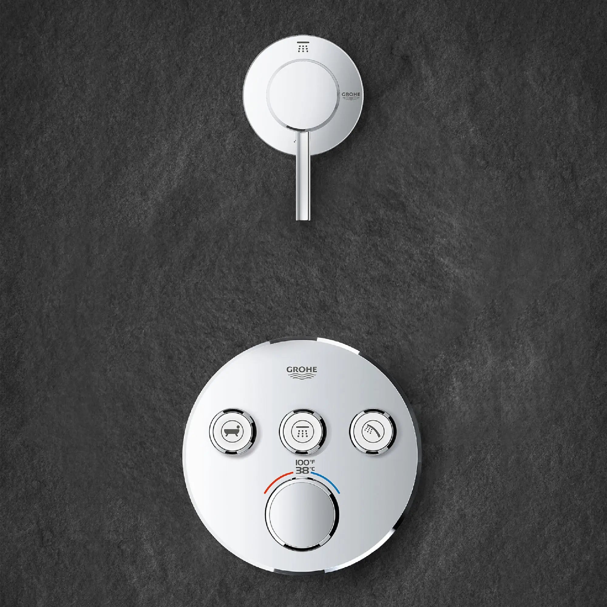 Grohe CONCETTO 2-WAY DIVERTER US  Chrome 29108001 - Plumbing Market