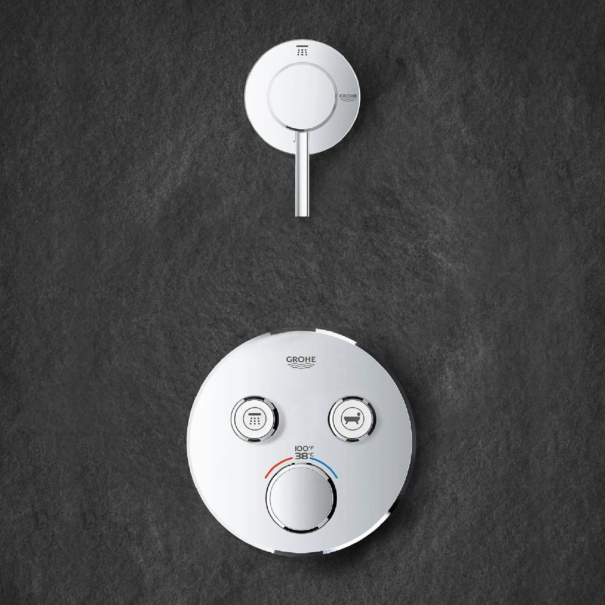 Grohe CONCETTO 2-WAY DIVERTER US  Chrome 29108001 - Plumbing Market