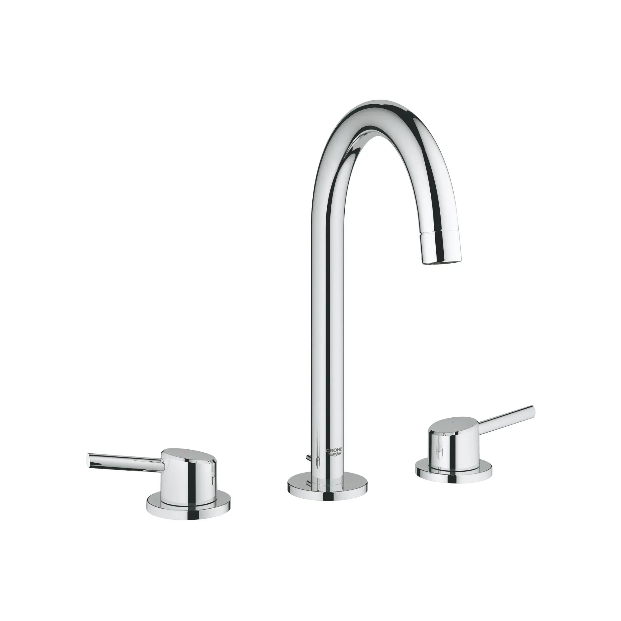 Grohe CONCETTO 2HDL BASIN 3-H L-SIZE US  Chrome 2021700A - Plumbing Market