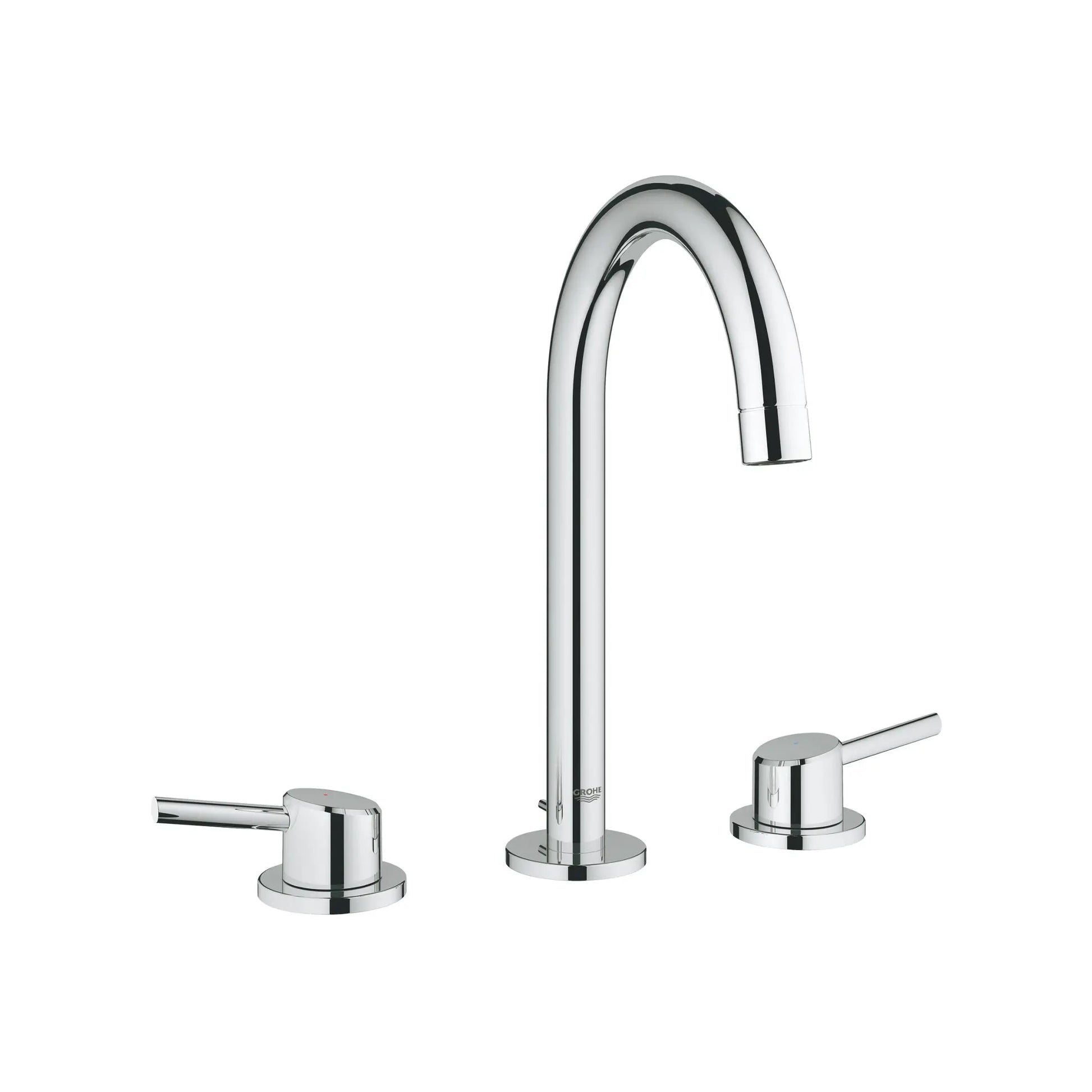 Grohe CONCETTO 2HDL BASIN 3-H L-SIZE US  Chrome 2021700A - Plumbing Market