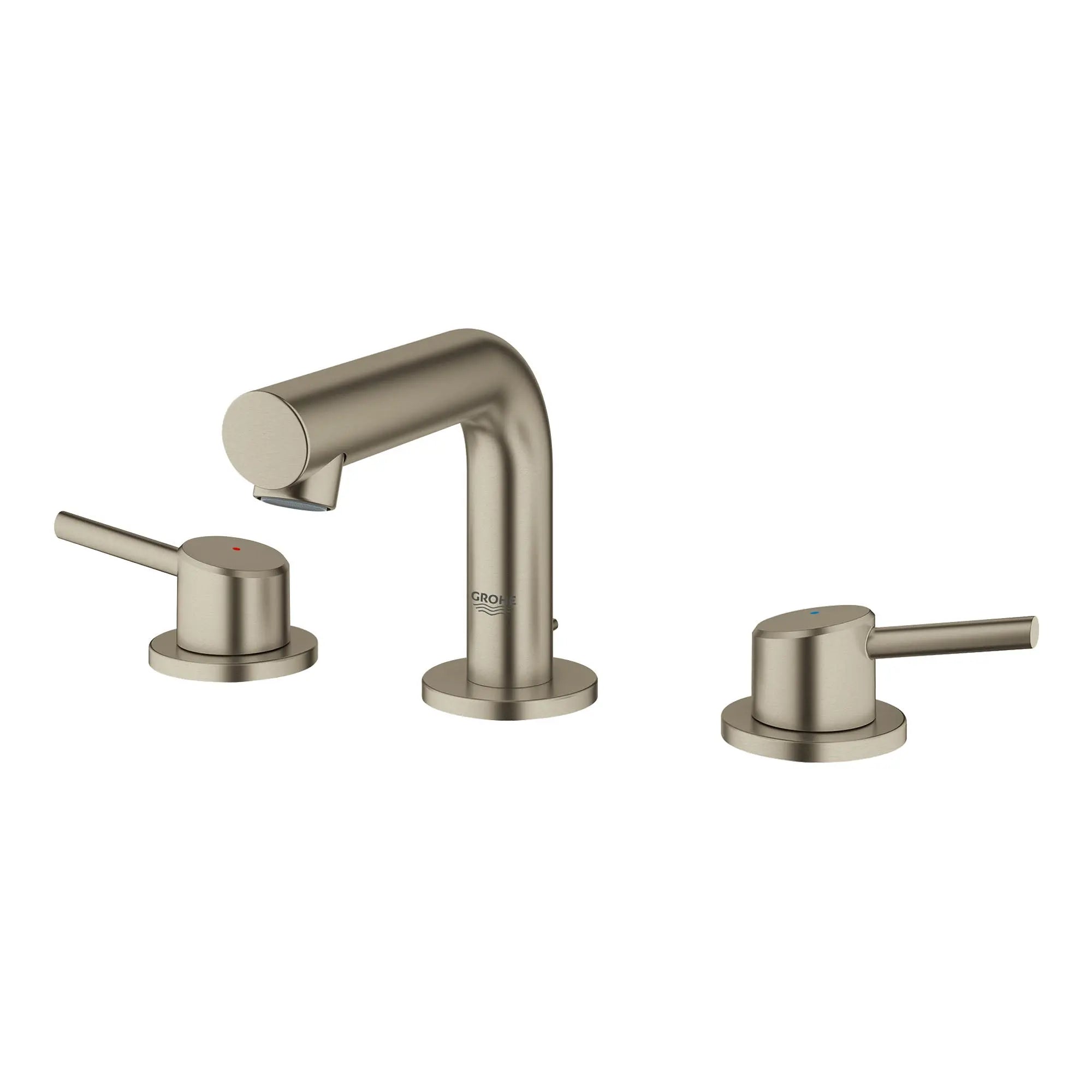 Grohe CONCETTO 2HDL BASIN 3-H XS US  Brushed Nickel 20572EN1 - Plumbing Market