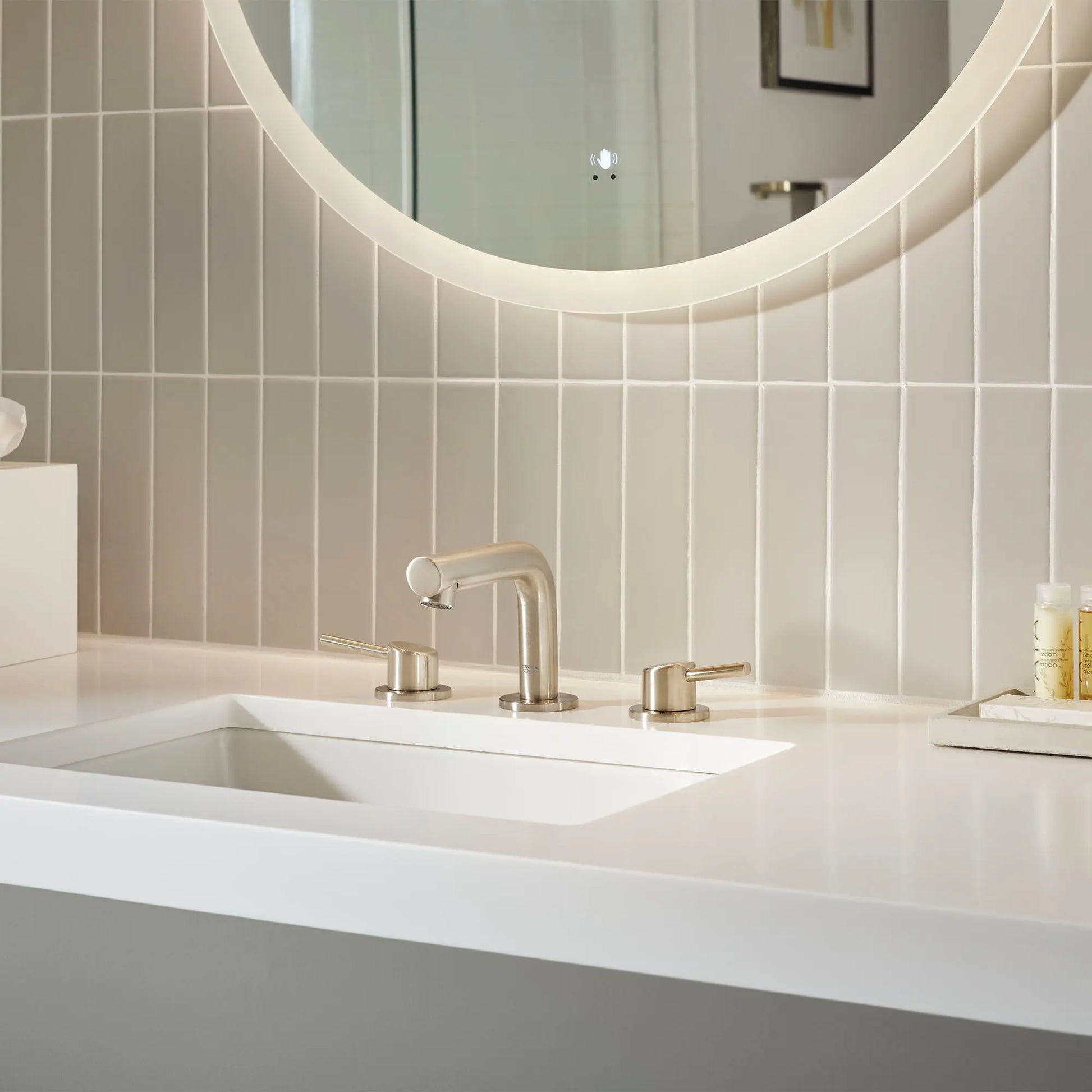 Grohe CONCETTO 2HDL BASIN 3-H XS US  Brushed Nickel 20572EN1 - Plumbing Market