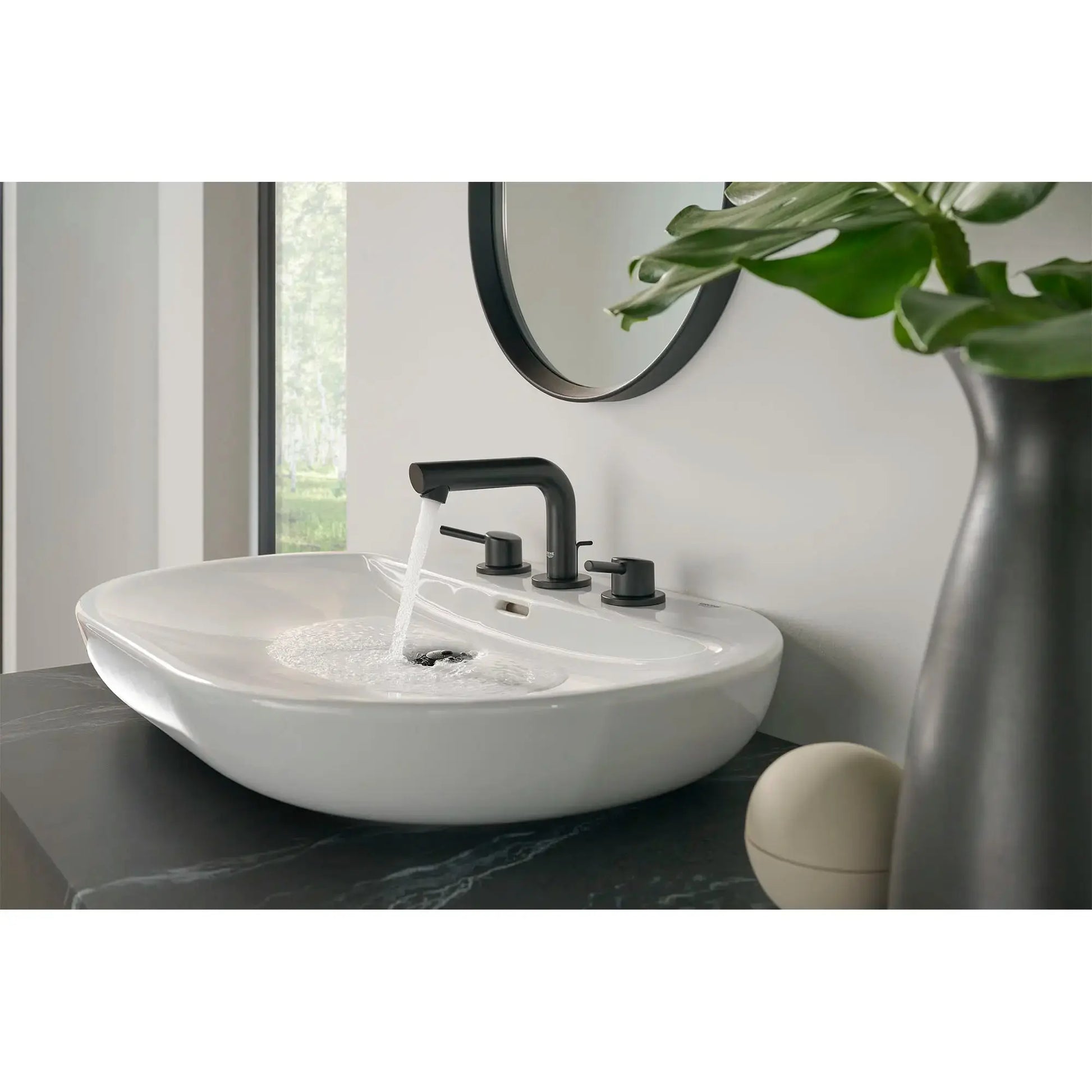 Grohe CONCETTO 2HDL BASIN 3-H XS US Matte Black 205722431 - Plumbing Market